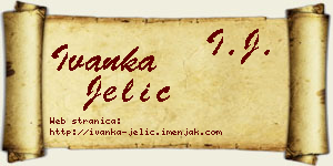 Ivanka Jelić vizit kartica